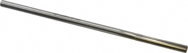 Alvord Polk 00101 Chucking Reamer #1, 6" OAL, 1-1/2" Flute Length, Straight Flute, Straight-Cylindrical Shank, HSS