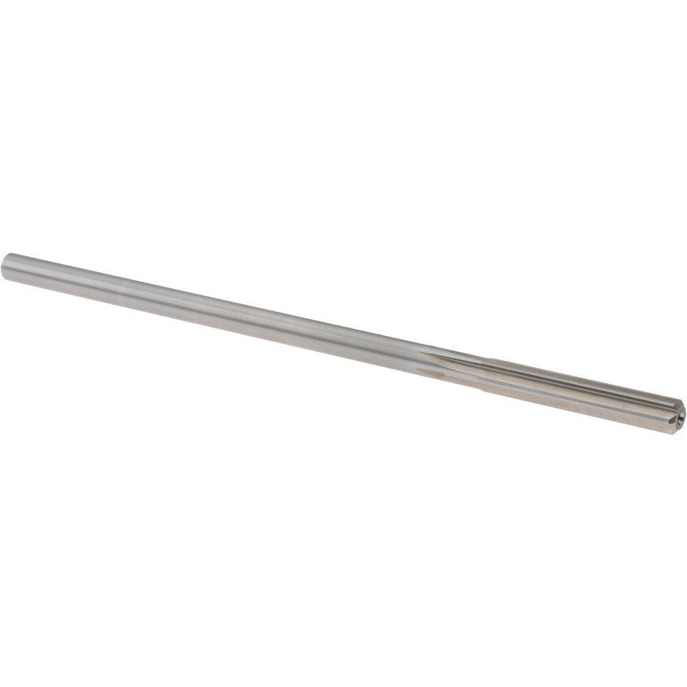 Alvord Polk 00109 Chucking Reamer 0.2490" Dia, 6" OAL, 1-1/2" Flute Length, Straight Flute, Straight-Cylindrical Shank, HSS