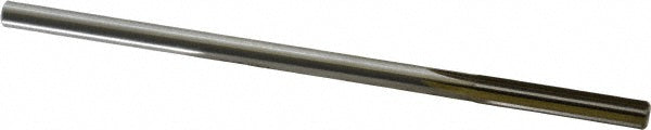 Alvord Polk 00119 Chucking Reamer 7 mm Dia, 6" OAL, 1-1/2" Flute Length, Straight Flute, Straight-Cylindrical Shank, HSS