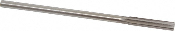 Alvord Polk 00142 Chucking Reamer 9 mm Dia, 7" OAL, 1-1/2" Flute Length, Straight Flute, Straight-Cylindrical Shank, HSS