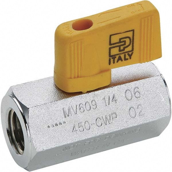 Parker 731001 Miniature Manual Ball Valve 1/4" Pipe, FNPT Port