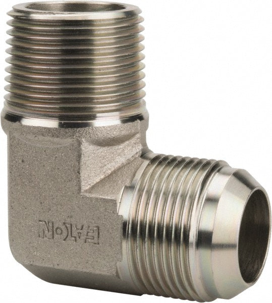 Eaton 2024-16-16S Steel Flared Tube 90 Deg Male Elbow 1" OD, 37 deg Flared Angle