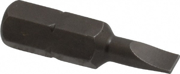 Apex 445-0X 0.154" x 0.03" Blade, 1/4" Drive Slotted Screwdriver Bit