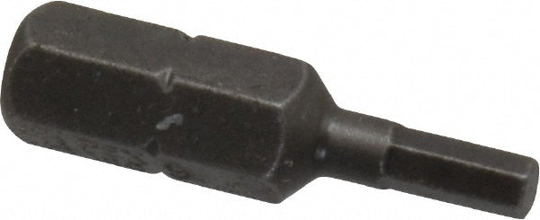 Apex 185-9X Hex Screwdriver Insert Bit 1/4" Drive, 7/64" Hex, 1" OAL