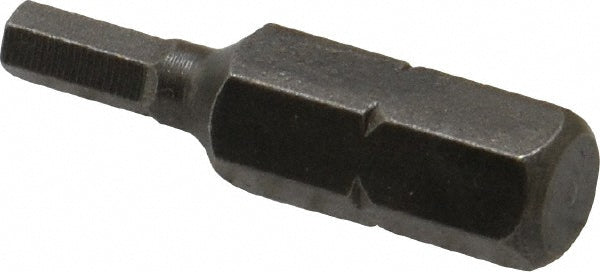 Apex 185-3MM Hex Screwdriver Insert Bit 1/4" Drive, 1" OAL