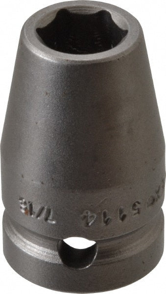 Apex 5114 Impact Socket 1/2" Drive, 7/16" Socket, Hex Drive