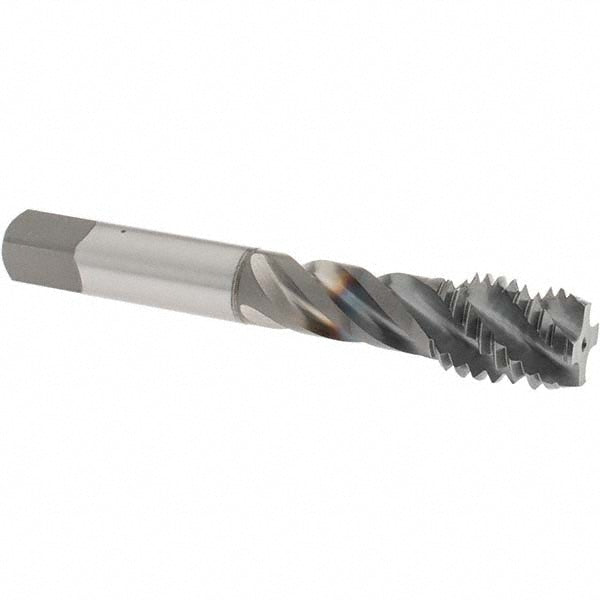 OSG 2933208 Spiral Flute Tap 5/8-11, UNC, 4 Flute, Modified Bottoming Chamfer, 3B Class of Fit, Vanadium High-Speed Steel, TiCN Finish