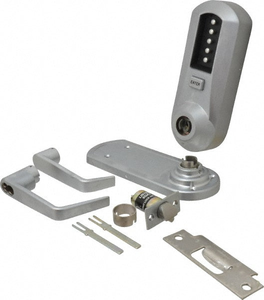Kaba Access 5021BWL-26D-41 Push-button Lock Lever Lockset for 1-3/8 to 2-1/4" Thick Doors