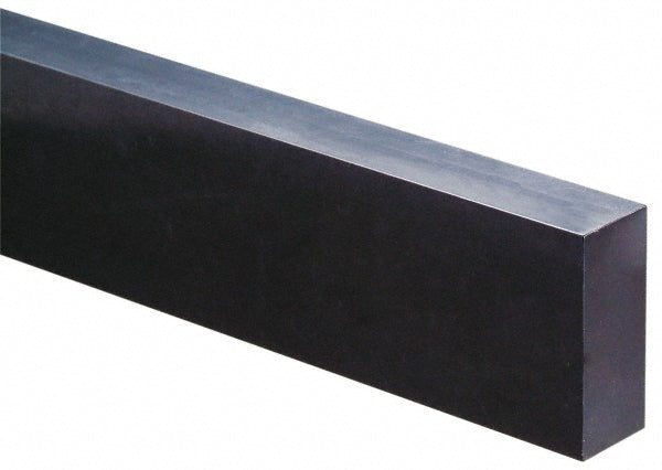USA Industrials BULK-PS-ACB-182 Plastic Bar Acetal, 1/2" Thick, 48" Long, Black