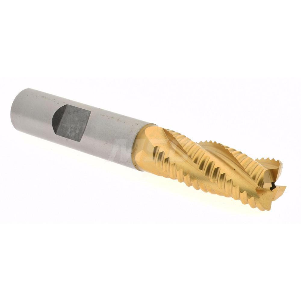 Hertel 06822001 Roughing End Mill 1/2" Dia, 4 Flute, Single End, Cobalt