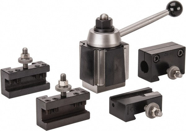 Aloris 4-BS Series CA Tool Post Holder & Set for 14 to 20" Lathe Swing