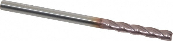 Kyocera SGS Precision Tools 31871 Square End Mill 3/16" Dia, 1-1/8" LOC, 4 Flute, Solid Carbide