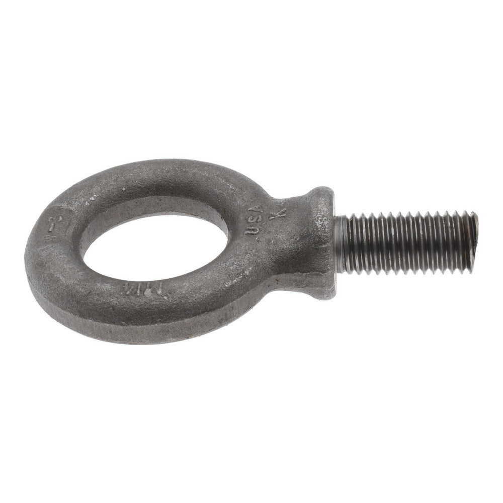 Cleveland-City Forge Inc 14014M Fixed Lifting Eye Bolt With Shoulder, 3.52 lb Capacity, M14 x 2.00 Thread, Grade 1030 Steel