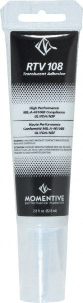 Momentive Performance Materials 28088 Joint Sealant 2.8 oz Tube, Clear, RTV Silicone