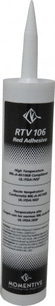 Momentive Performance Materials 28086 Joint Sealant 10 oz Cartridge, Red, RTV Silicone