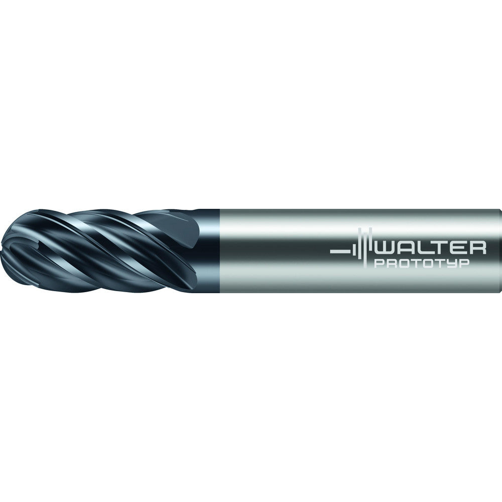 Walter-Prototyp 8418565 Ball End Mills Mill Diameter (Inch) 1/4 Mill Diameter (Decimal Inch) 0.2500 Number Of Flutes 5 End Mill Material Solid Carbide Length of Cut (Decimal Inch) 0.7500 Length of Cut (Inch) 3/4