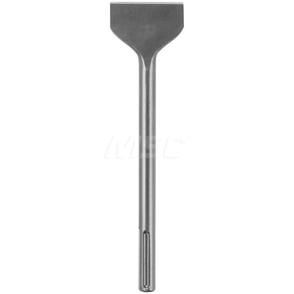 DeWALT DW5838 Hammer & Chipper Replacement Chisel Scaling, 3" Head Width, 12" OAL, 1" Shank Dia