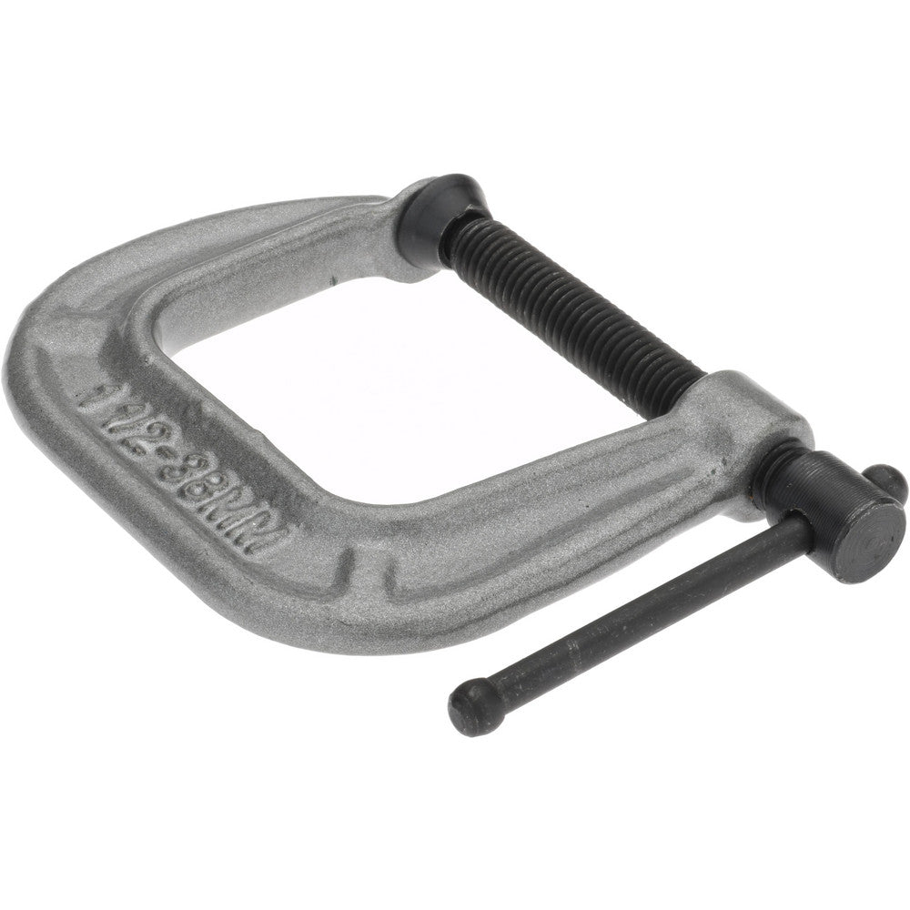 Gibraltar CCM00431 C-Clamp 1-1/2" Max Opening, 1-1/2" Throat Depth, Cast Iron