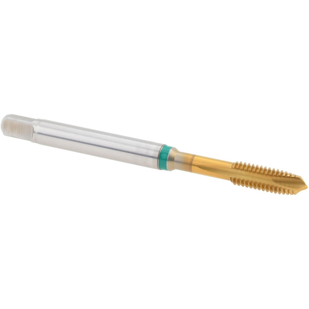 Guhring 9039900035050 Spiral Point STI Tap #6-32 UNC, 3 Flutes, Plug, Cobalt, TiN Finish
