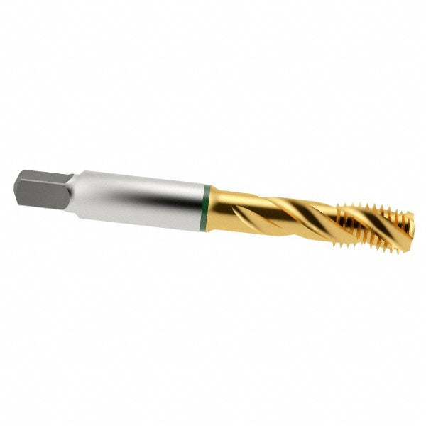 Guhring 9039540095250 Spiral Flute Tap 3/8-16, UNC & UNF, 3 Flute, Modified Bottoming, 2B Class of Fit, Cobalt, TiN Finish