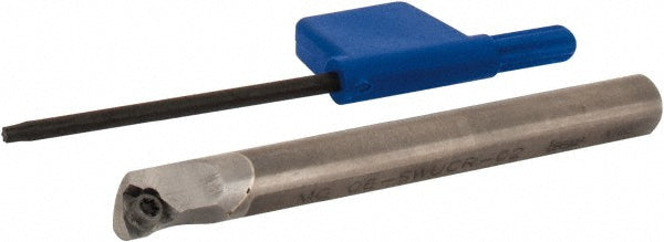 Iscar 3602007 Indexable Boring Bar MG 06-SWUCR-02, 6.60 mm Min Bore, Right Hand, 6.00 mm Shank Dia, 93 deg Lead, Solid Carbide