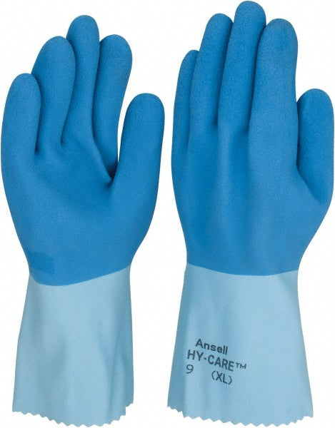 Ansell 285653 Series 62-400 General Purpose Work Gloves Large, Rubber-Coated Cotton