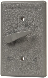 Cooper Crouse-Hinds TP7280 Extended Switch Electrical Box Cover Aluminum