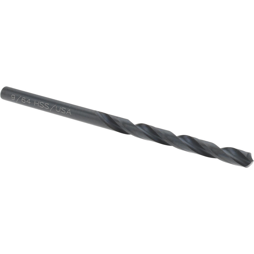 Titan USA CD40009 Jobber Length Drill Bit 9/64" (0.1406) Dia, 118 deg, HSS