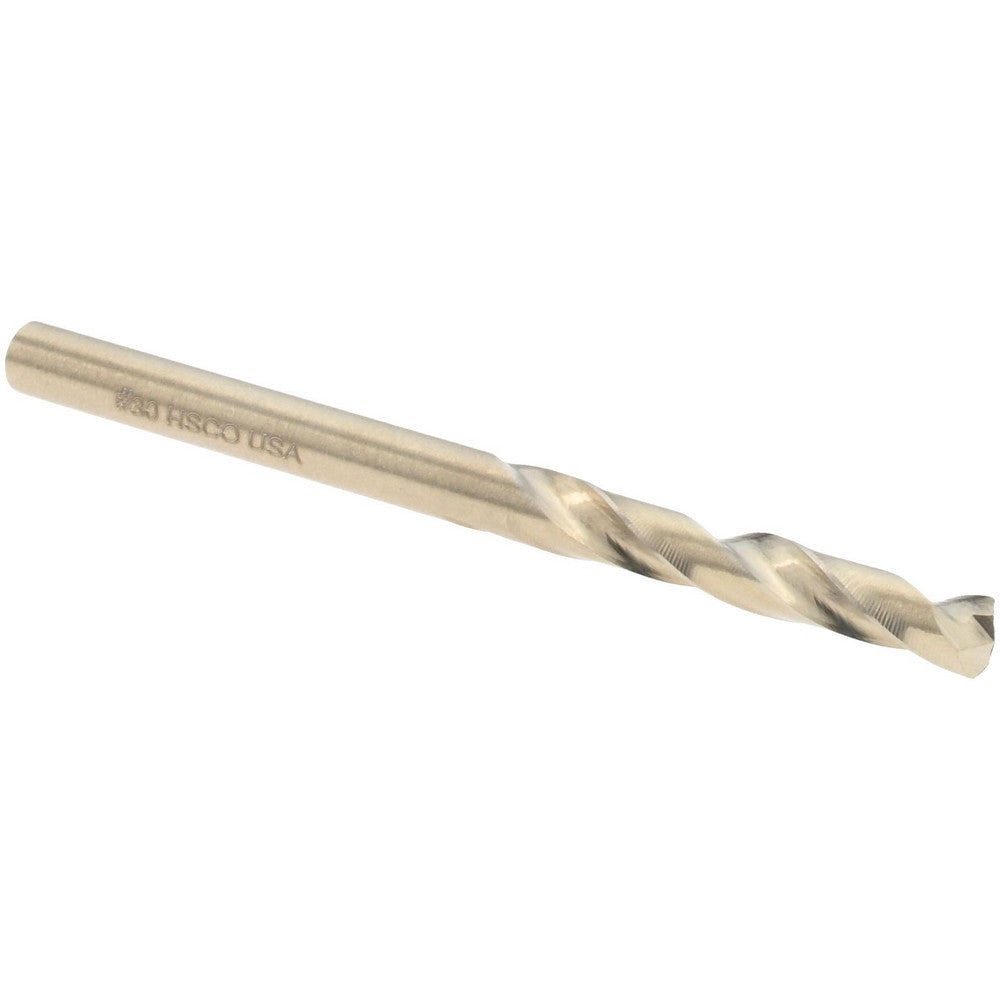 Titan USA CD32630 Screw Machine Length Drill Bit #30 (0.1285) Dia, 135 deg, Cobalt