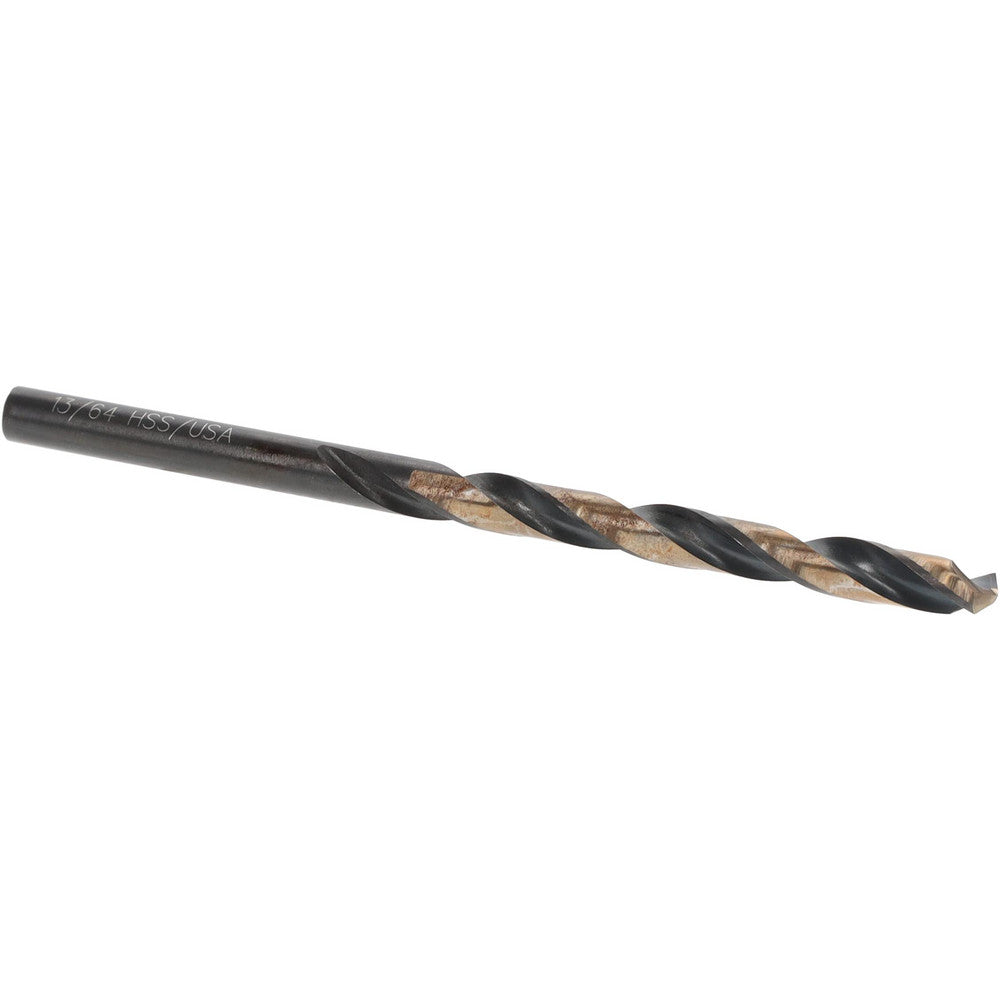 Titan USA CD44513 Jobber Length Drill Bit 13/64" (0.2031) Dia, 135 deg, HSS