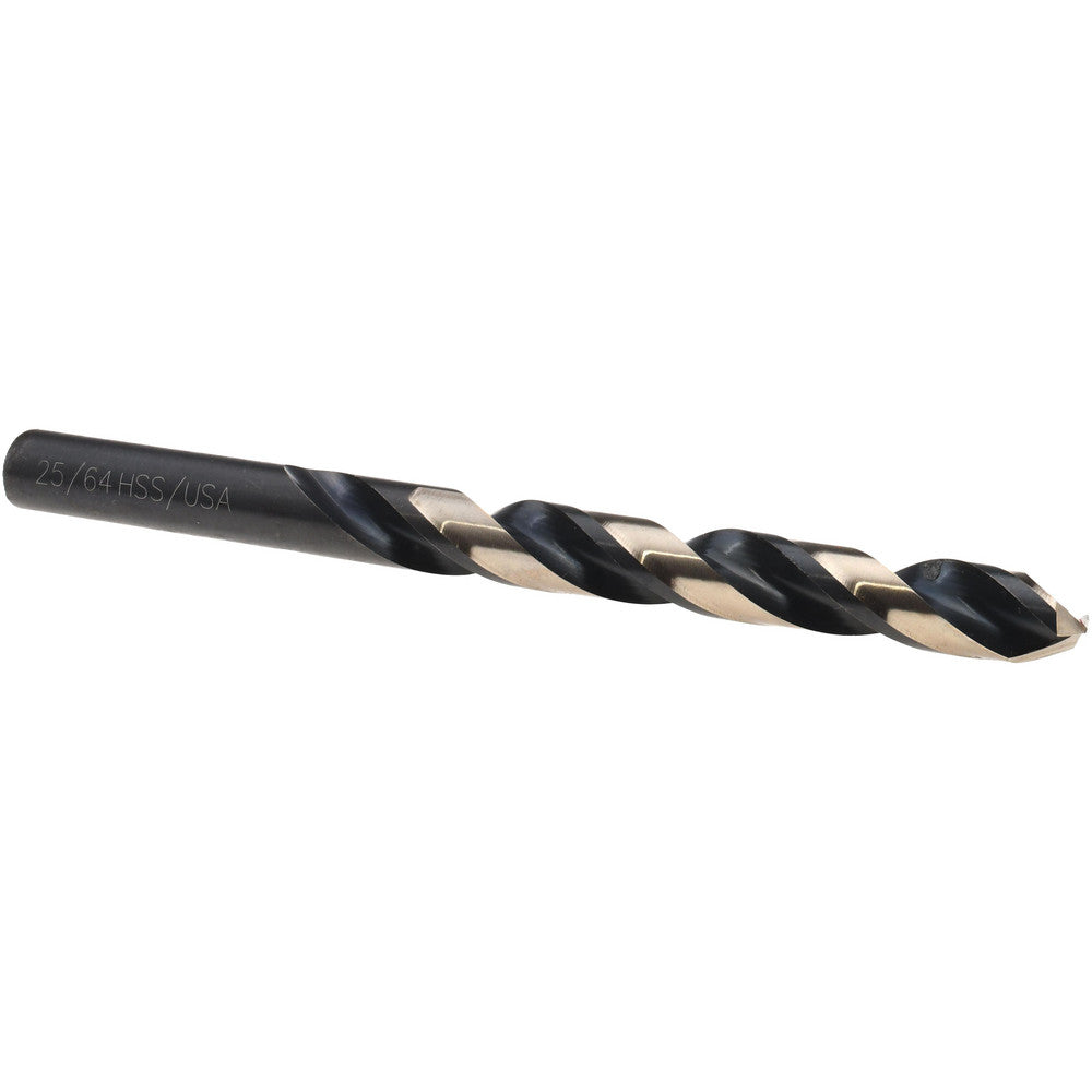 Titan USA CD44525 Jobber Length Drill Bit 25/64" (0.3906) Dia, 135 deg, HSS