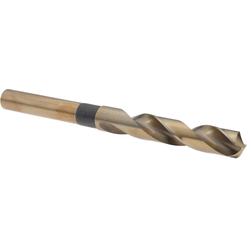 Titan USA SD93636 Reduced Shank Drill Bit 9/16'' Dia, 1/2'' Shank Dia, 135 °, Cobalt