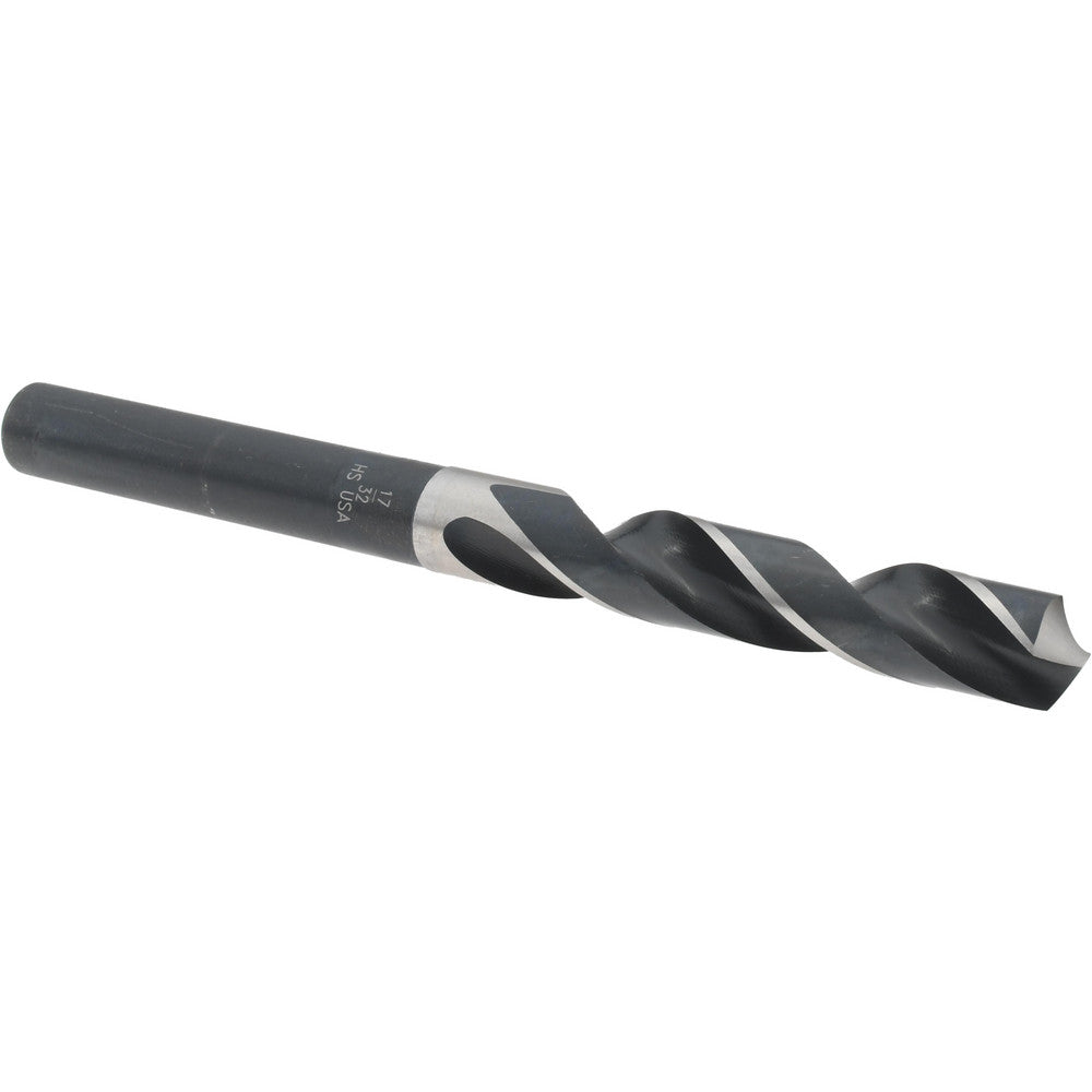 Titan USA SD91434 Reduced Shank Drill Bit 17/32" Dia, 1/2" Shank Dia, 118 deg Point, High-Speed Steel