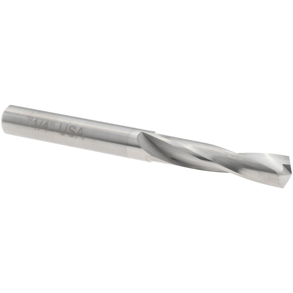 Titan USA TC20016 Screw Machine Length Drill Bit Letter E, (0.2500) Dia, 135 deg, Solid Carbide