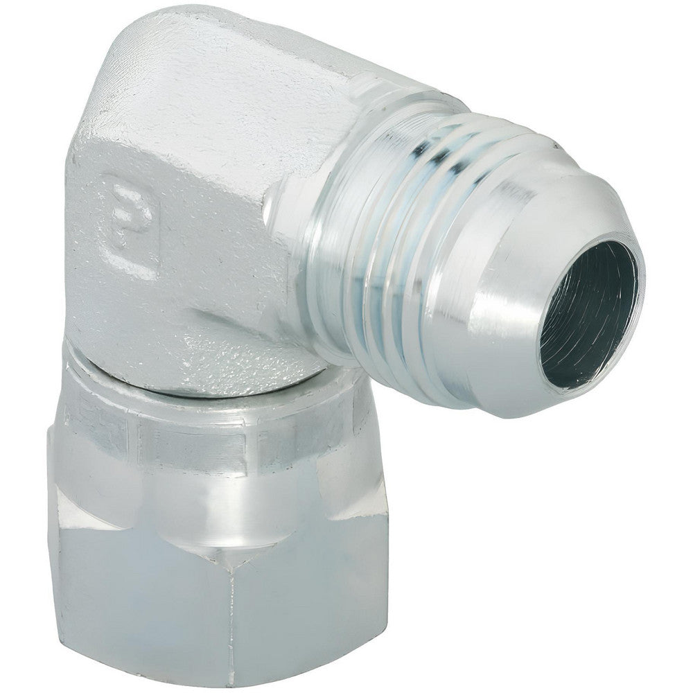 Parker 12 C6X-S Steel Flared Tube Swivel Nut Elbow 3/4" OD, 37 deg Flared Angle