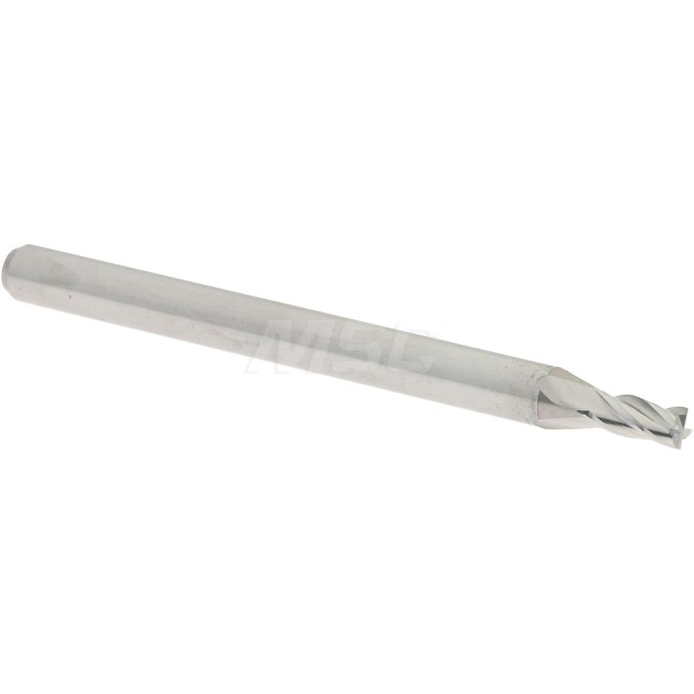 Accupro 07336738 Square End Mill 0.0787'' Dia, 0.1575'' LOC, 4 Flutes, Solid Carbide
