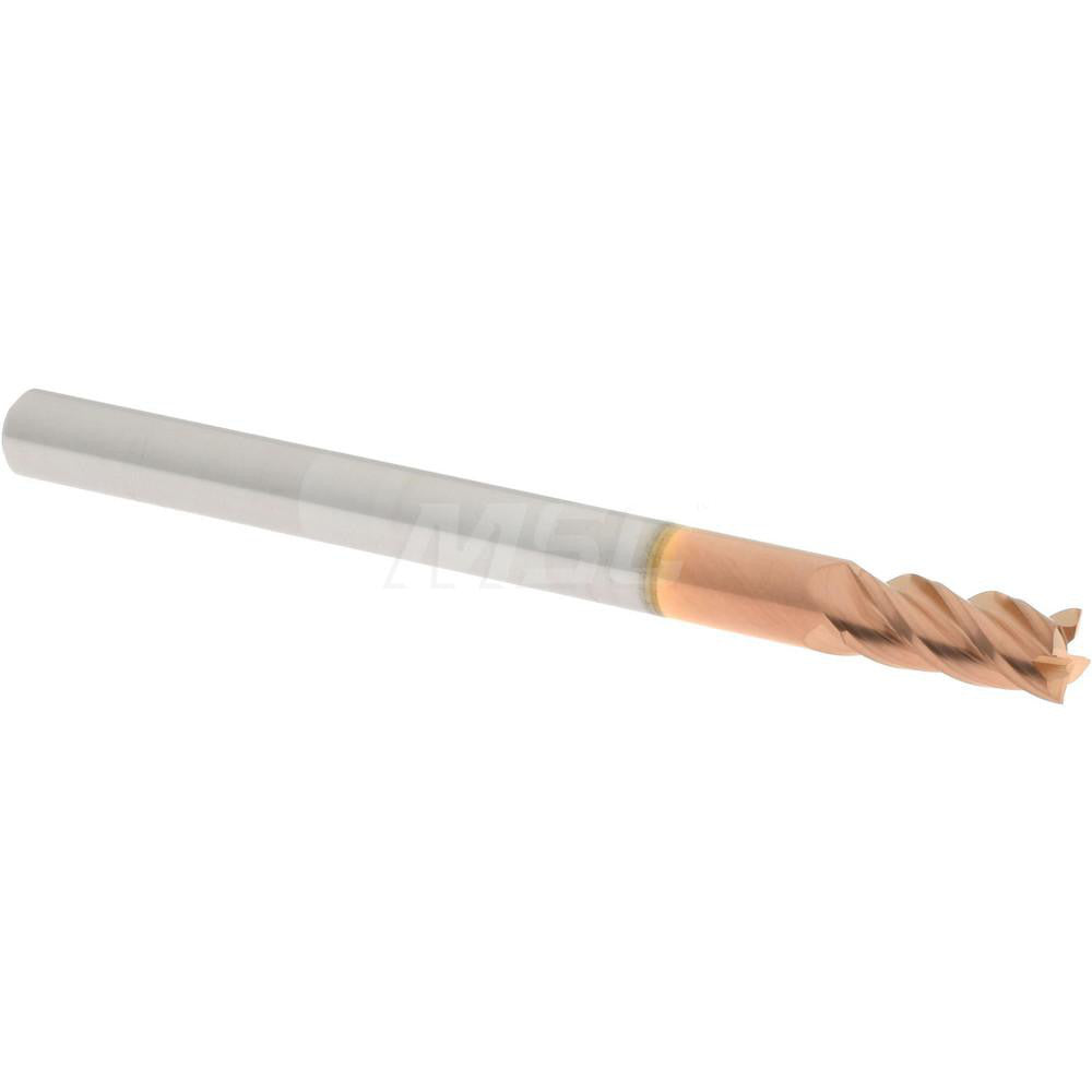 Accupro 07336910 Square End Mill 0.1181'' Dia, 0.2362'' LOC, 4 Flutes, Solid Carbide