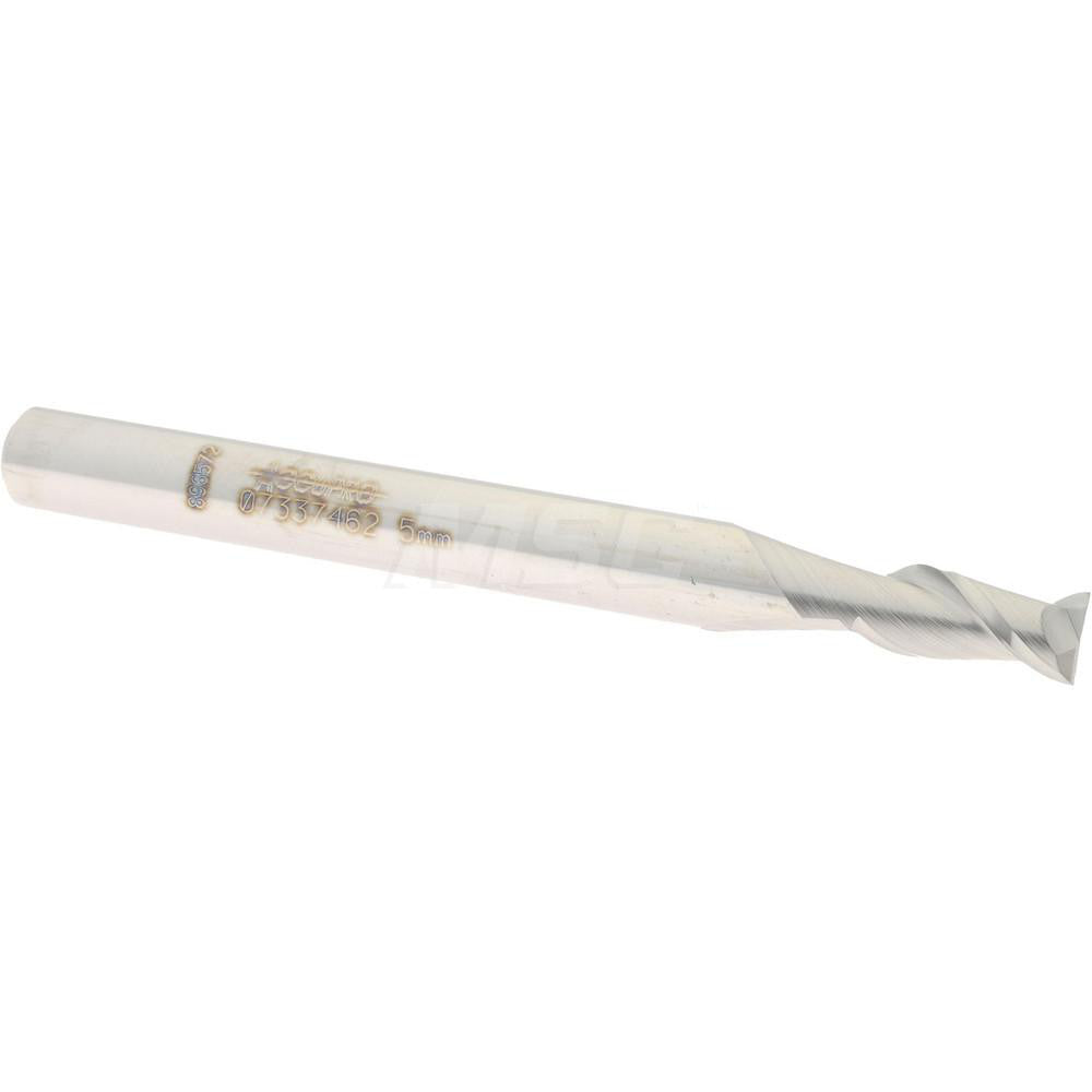 Accupro 07337462 Square End Mill 0.1969'' Dia, 0.3937'' LOC, 2 Flutes, Solid Carbide