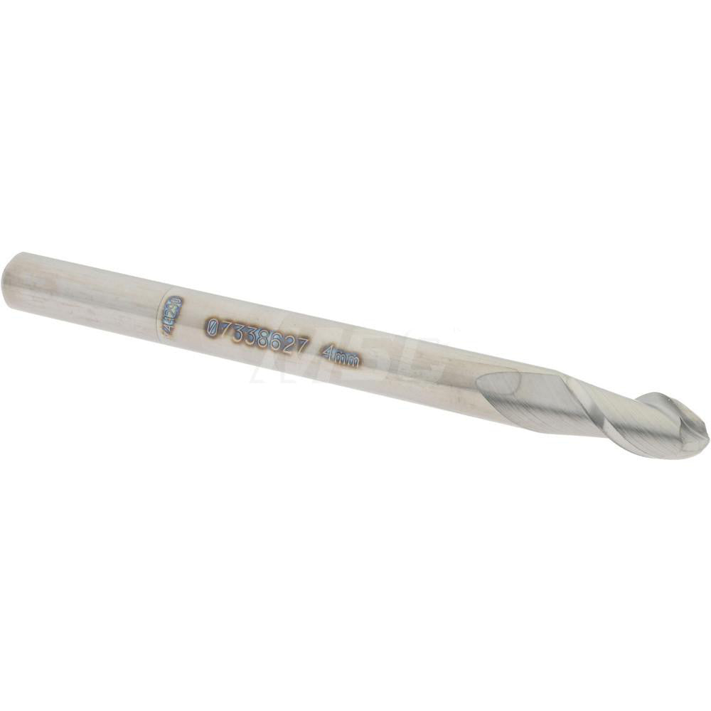 Accupro 07338627 Ball End Mill 0.1575" Dia, 0.315" LOC, 2 Flute, Solid Carbide