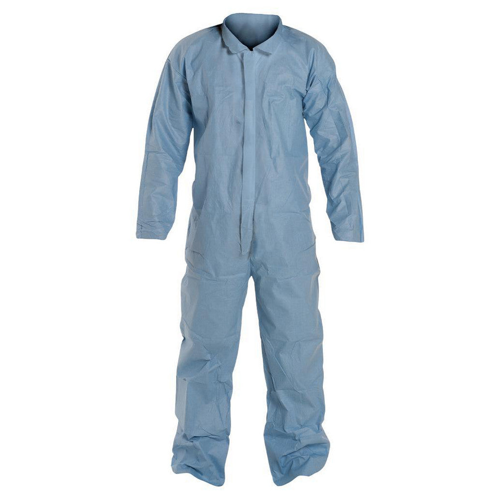 Dupont TM120SBUMD002500 Disposable Coveralls Flame & Retardant Protection, Size Medium, 2.4000 oz, ProShield 6 SFR, Stormflaps Closure