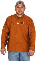 Stanco Safety Products W630-X-LARGE Flame Resistant/Retardant & Welding Jacket Size X-Large, Cotton, Snaps Closure