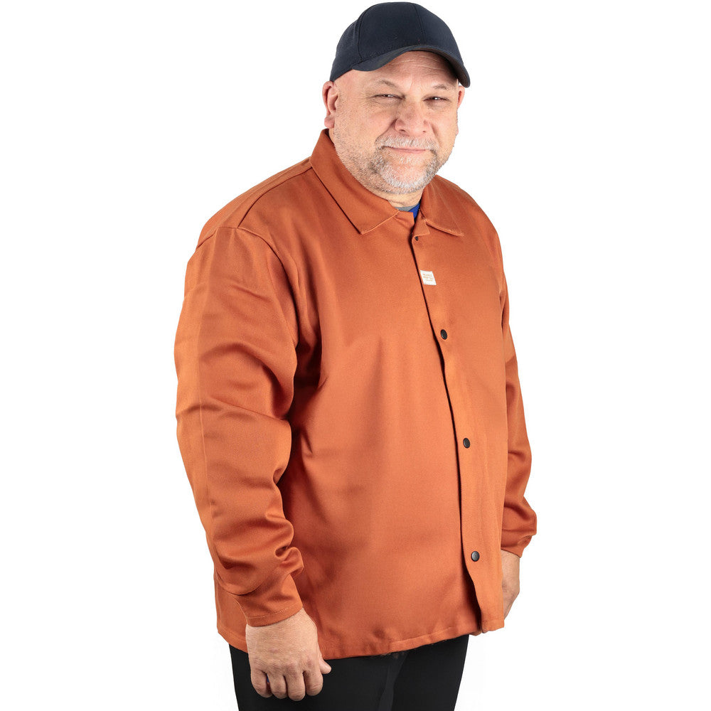 Stanco Safety Products W630-XXL Flame Resistant/Retardant & Welding Jacket Size 2X-Large, Cotton, Snaps Closure