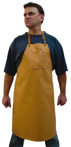 Stanco Safety Products W36B Disposable Bib Apron Flame-Resistant Protection, Brown