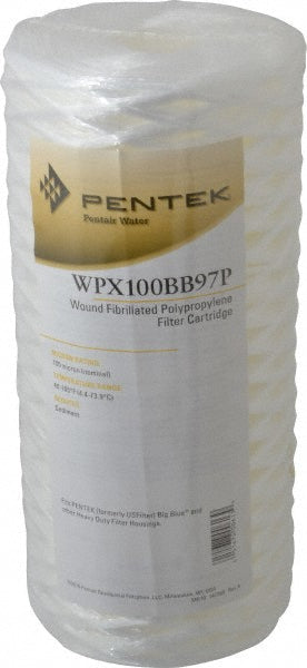 Pentair 355221-43 Plumbing Cartridge Filter 4-1/2" OD, 9-7/8" Long, 100 micron, Fibrillated Polypropylene