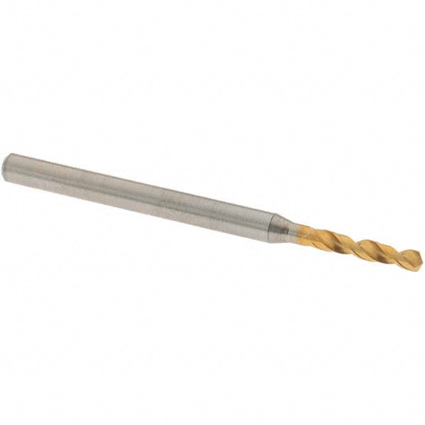 OSG 8595203 Screw Machine Length Drill Bit 2.03 mm (0.0799) Dia, 130 deg, Vanadium High Speed Steel