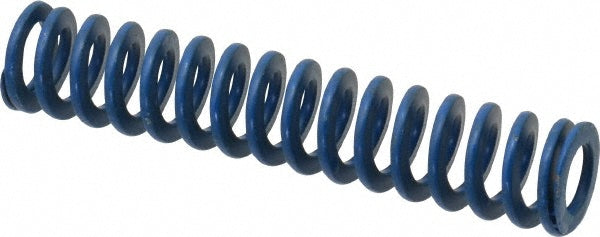 Associated Spring Raymond 103-210 Die Spring 1/2" Hole Dia, 9/32" Rod Dia, 2-1/2" Free Length, Blue