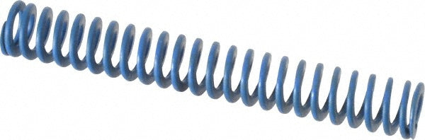 Associated Spring Raymond 103-214 Die Spring 1/2" Hole Dia, 9/32" Rod Dia, 3-1/2" Free Length, Blue