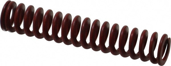 Associated Spring Raymond 104-210 Die Spring 1/2" Hole Dia, 9/32" Rod Dia, 2-1/2" Free Length, Red