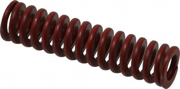 Associated Spring Raymond 104-310 Die Spring 5/8" Hole Dia, 11/32" Rod Dia, 2-1/2" Free Length, Red