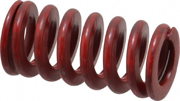 Associated Spring Raymond 104-406 Die Spring 3/4" Hole Dia, 3/8" Rod Dia, 1-1/2" Free Length, Red